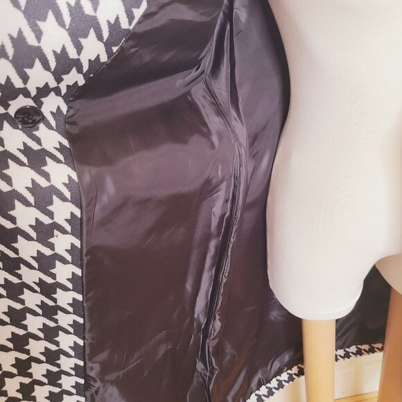 NVLT Belted Lined Herringbone Trench Coat - Size Medium NWT - Picture 5 of 12